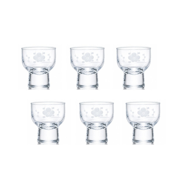 【TOYO-SASAKI】65cc梅切子  00301-76 / 東洋佐佐木 / 日本製 / 日本酒杯 / 日本酒器 / 切子 / 和風/ 日式風格 