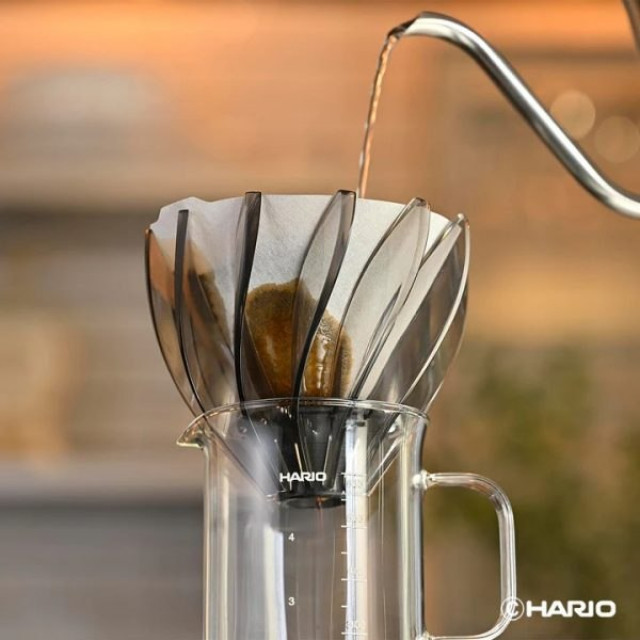 【HARIO】V60睡蓮濾杯(黑) /VDSU-02-TB / V60手沖/ V60濾杯/ 咖啡套組/ V60咖啡壺 / 睡蓮濾杯