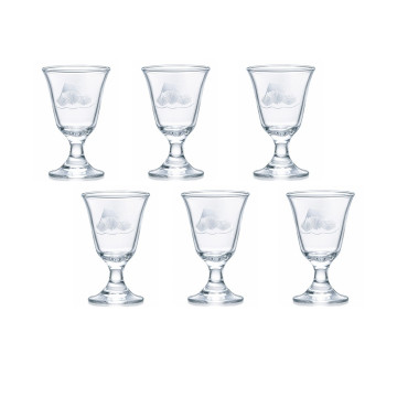 【TOYO-SASAKI】65cc高腳松と富士切子  39829-79 / 東洋佐佐木 / 日本製 / 日本酒杯 / 日本酒器 / 切子 / 和風/ 日式風格 