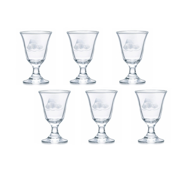 【TOYO-SASAKI】65cc高腳松と富士切子  39829-79 / 東洋佐佐木 / 日本製 / 日本酒杯 / 日本酒器 / 切子 / 和風/ 日式風格 
