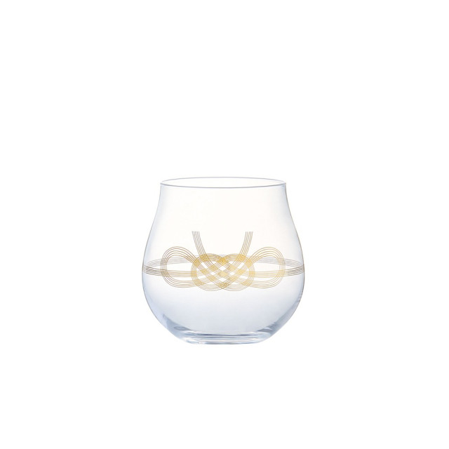 【TOYO-SASAKI】230cc和紋玻璃杯（水引紋） B-00317-J451 / 東洋佐佐木 / 日本製 / 清酒杯 /日式清酒杯 / 雕刻杯