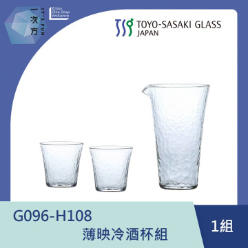 【TOYO-SASAKI】薄映冷酒杯組  G096-H108  / 東洋佐佐木 / 日本製 / 清酒杯 / 清酒組 / 木盒 / 禮盒 