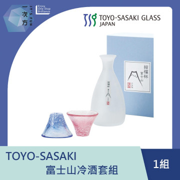 【TOYO-SASAKI】富士山冷酒套組  G639-M76 / 東洋佐佐木 / 日本製 / 清酒組 / 富士山杯 / 清酒杯 / 禮盒 / 清酒壺 