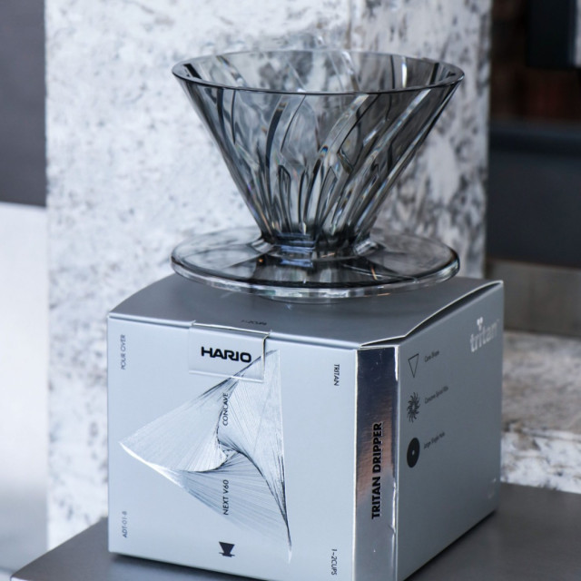 【HARIO】阿爾法01濾杯 /ADT-01-B / V60手沖/ V60濾杯/ 咖啡套組/ V60咖啡壺 / 凹肋濾杯