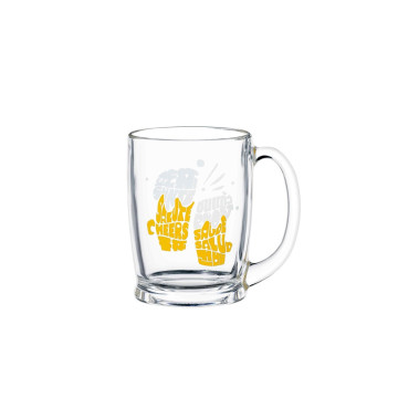 【TOYO-SASAKI】360cc 一起乾杯啤酒杯  P-06410-J449 / 東洋佐佐木 / 日本製 / 啤酒杯 / 居酒屋 / 乾杯 / 禮盒 / 