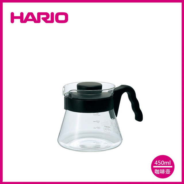 【HARIO】V60好握01黑色咖啡壺 / VCS-01-B 2組  / V60手沖/ V60濾杯/ 咖啡套組/ V60咖啡壺 / 耐熱玻璃 / 好握咖啡壺