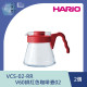 【HARIO】V60緋紅色咖啡壺02 / VCS-02-RR 2個  / V60手沖/ V60濾杯/ 咖啡套組/ V60咖啡壺 / 耐熱玻璃 / 好握咖啡壺