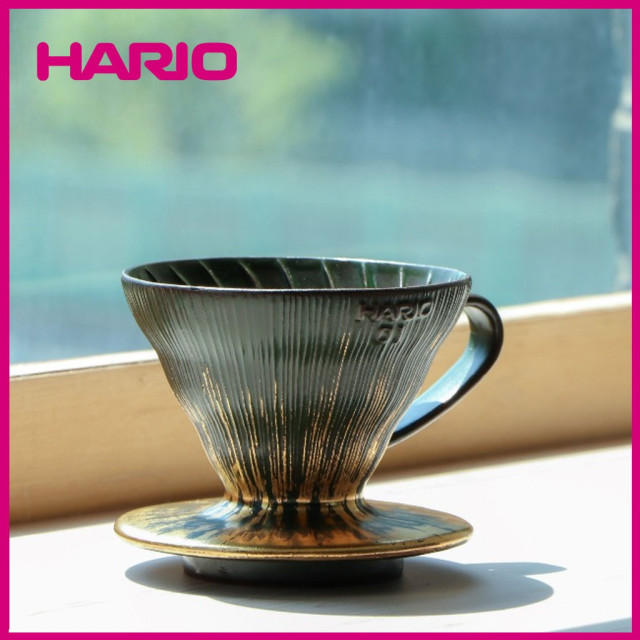 【HARIO】 V60懷汝流蘇01金濾杯/ VDCK-01-RSG / V60手沖/ V60濾杯/ 咖啡套組/ V60咖啡壺     
