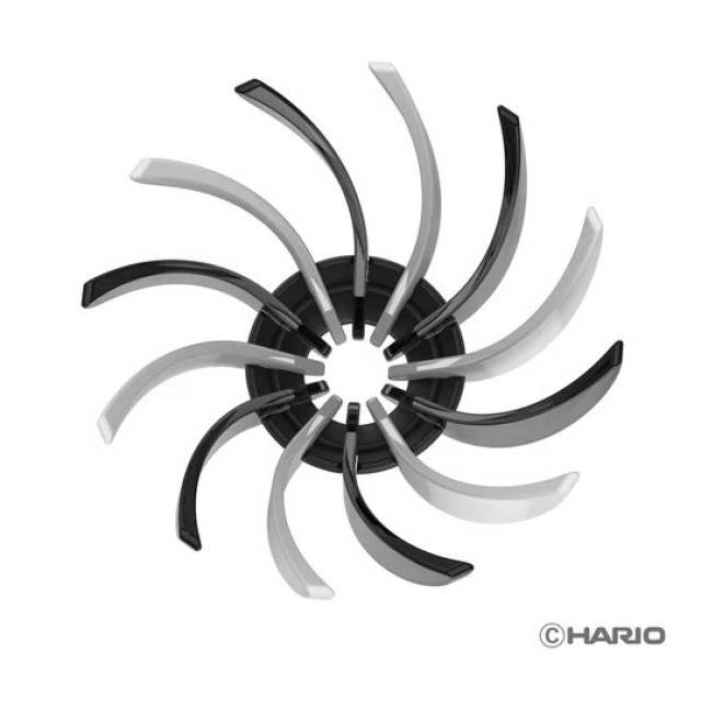 【HARIO】V60睡蓮濾杯(黑白) /VDSU-02-B&W / V60手沖/ V60濾杯/ 咖啡套組/ V60咖啡壺 / 睡蓮濾杯