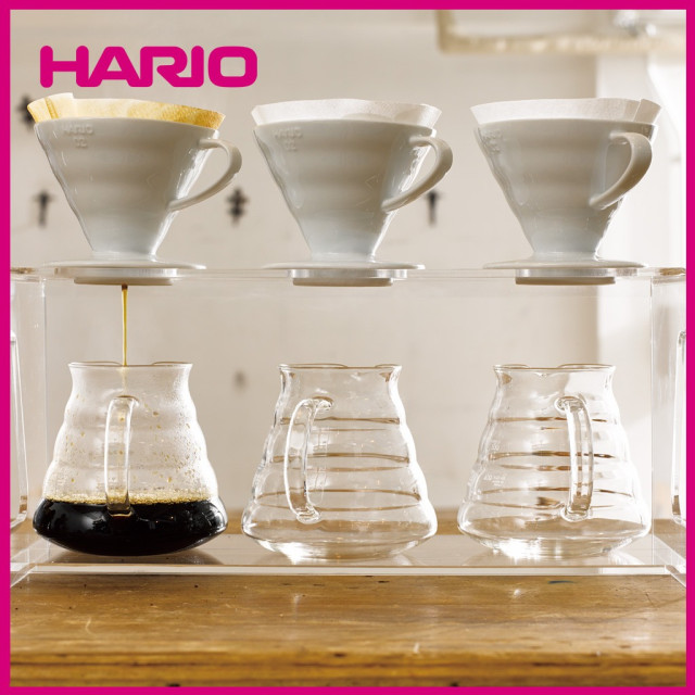 【HARIO】V60雲朵咖啡壺-60 / XGSR-60TB 2個  / V60手沖/ V60濾杯/ 咖啡套組/ V60咖啡壺 / 耐熱玻璃 / 雲朵咖啡壺