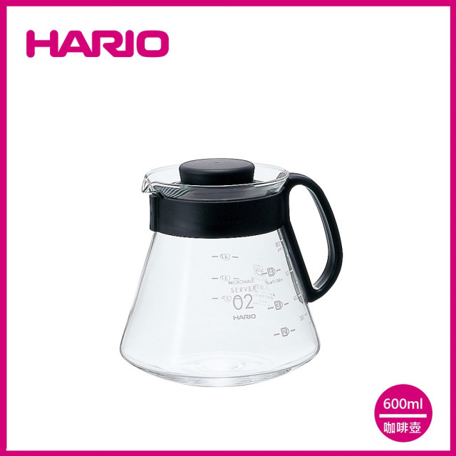 【HARIO】V60經典60咖啡壺 / XVD-60B 2個  / V60手沖/ V60濾杯/ 咖啡套組/ V60咖啡壺 / 耐熱玻璃 / 經典咖啡壺