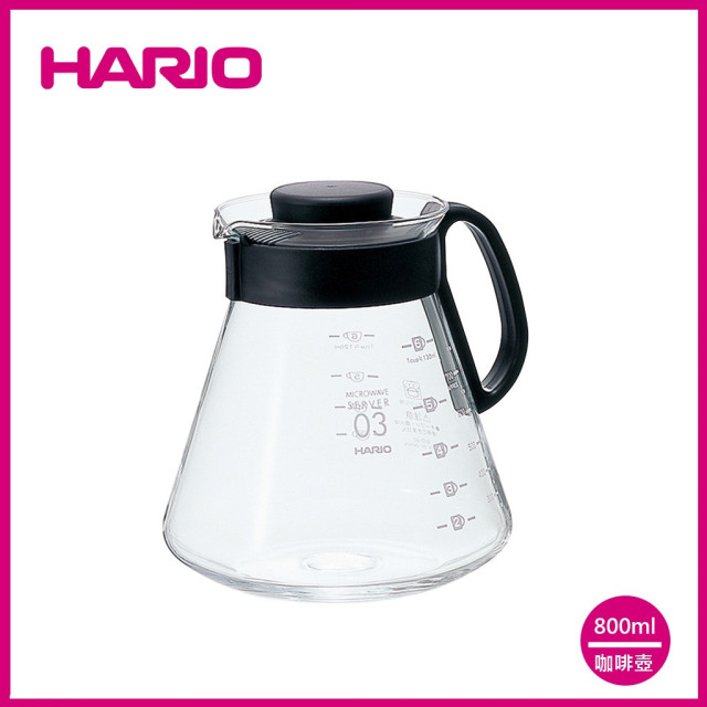 【HARIO】V60經典80咖啡壺 / XVD-80B 2個  / V60手沖/ V60濾杯/ 咖啡套組/ V60咖啡壺 / 耐熱玻璃 / 經典咖啡壺
