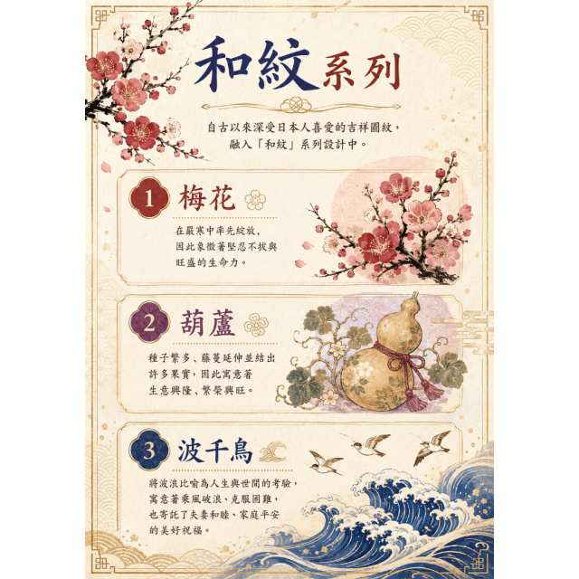 【TOYO-SASAKI】130cc和紋系列酒杯(梅花青海波紋款) 07600-J430 / 東洋佐佐木 / 日本製 / 清酒杯 /日式清酒杯 