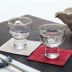 【TOYO-SASAKI】125cc富士山梅花招福杯組  G085-T236 / 東洋佐佐木 / 日本製 / 日本酒杯 / 日本酒器 / 切子 / 和風/ 日式風格 